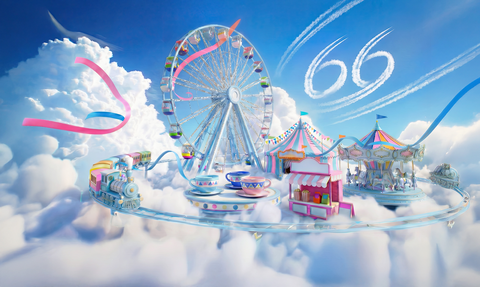 華航 66 週年活動主視覺